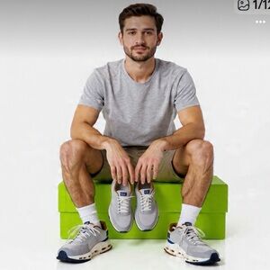 On Cloudnova Form 2 - Men's (Gray/White/Blue) Size 9.5